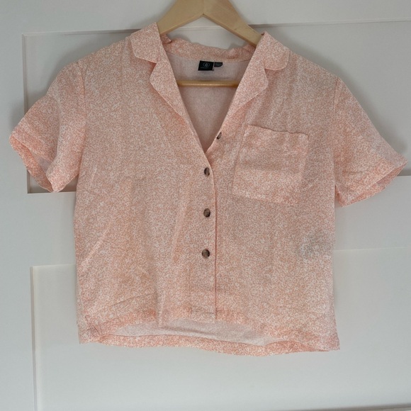 Volcom girls short  sleeve top girls size 10/12 - Picture 1 of 5